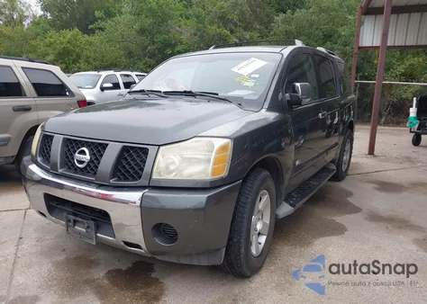 2007 Nissan Armada Se z USA, uszkodzony, nr VIN 5N1BA08A37N710120